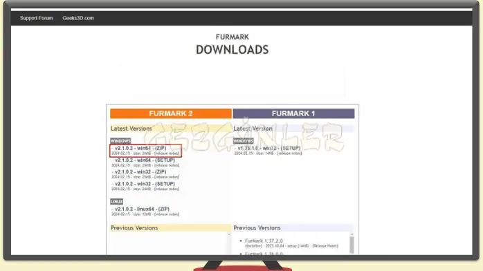 indir furmark gezginler