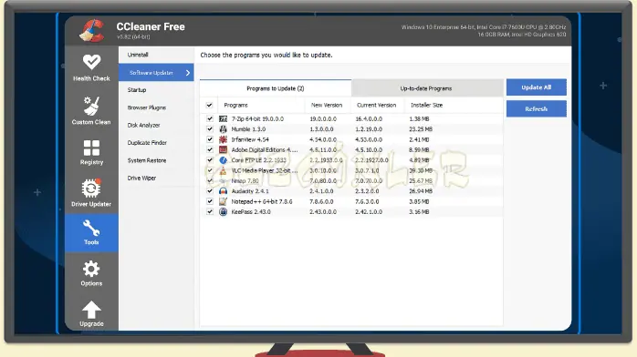 Download CCleaner Full Gezginler