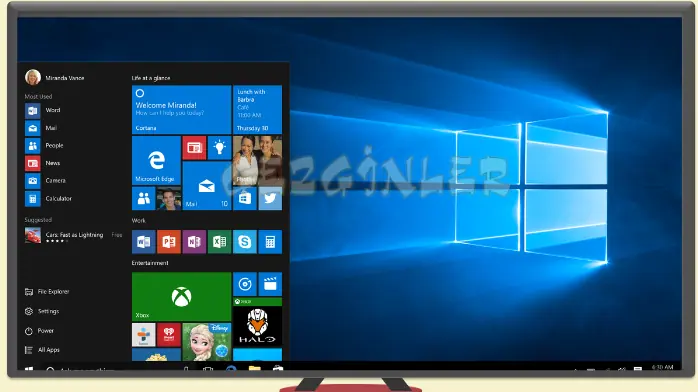 Windows 10 Gezginler Free