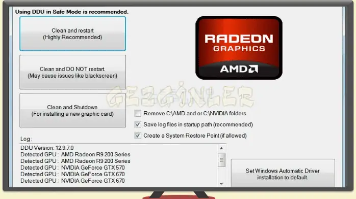 Display Driver Uninstaller Free Download