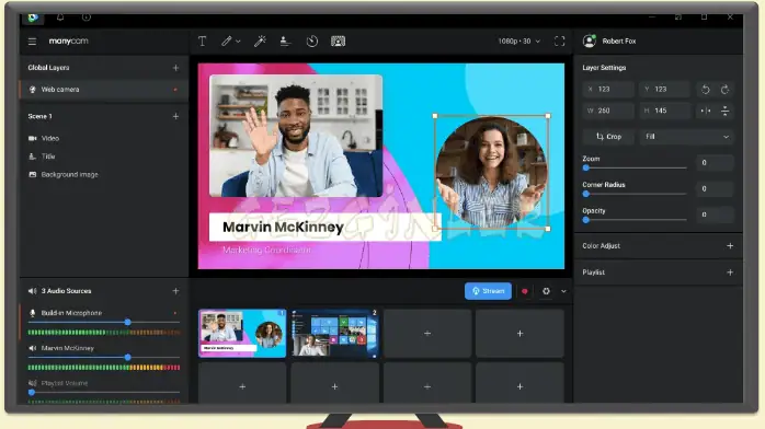 Live Video Software and Virtual Webcam