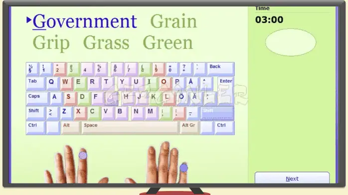 type Master Practice Lesson