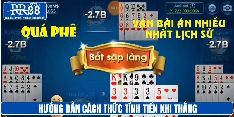 Hướng dẫn cách thức tính tiền khi giành chiến thắng